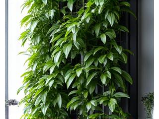 Jardín vertical con agua